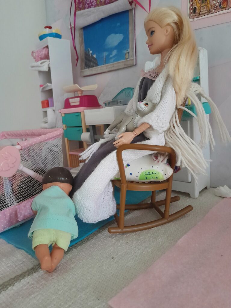 Loufi at Fi's Feet
